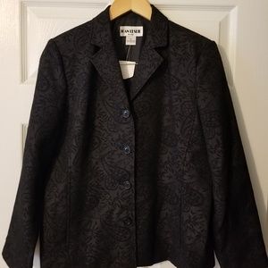 Black Paisley Blazer